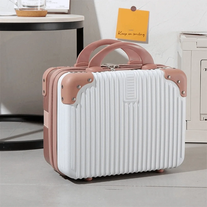 Hot Sales 14 inch Travel Suitcase Mini Travel Cosmetic Box Organizer Hand Makeup Case For Women