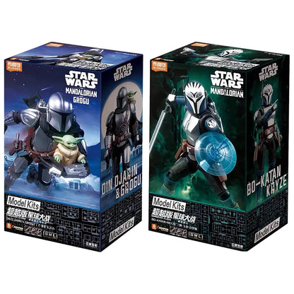 Original Blokees Star Wars Champion Class The Mandalorian & Grogu Assembly Movable Action Model Figures Collection Peripheral