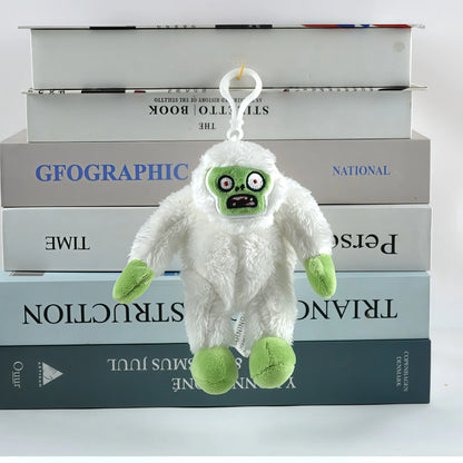 2025 New Style Plants vs Zombies Plush Pendant Cute SunFlower Peashooter Chomper Bag Keychain Decoration Stuffed Doll Kids Gift