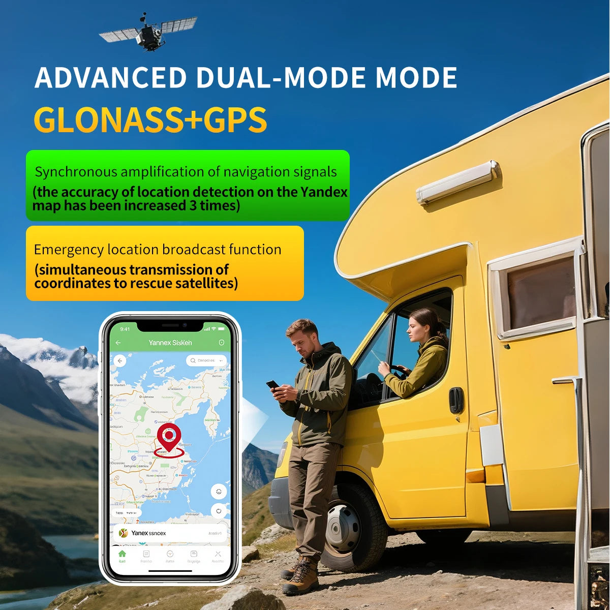 Goboost Car Use Cellular Amplifier 900 1800 2100 2600MHz Signal Booster for 3G 4G 5G 4-Band Network Repeater Antenna Full Kit