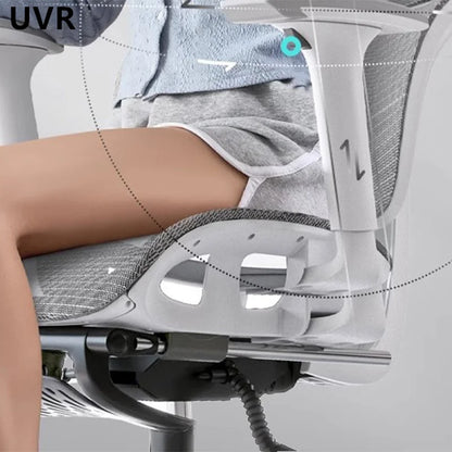 UVR Office Chair Ergonomic Design Armchair Recliner Chair Sedentary Comfort Breathable Mesh Staff Chair Game Athletics Chair