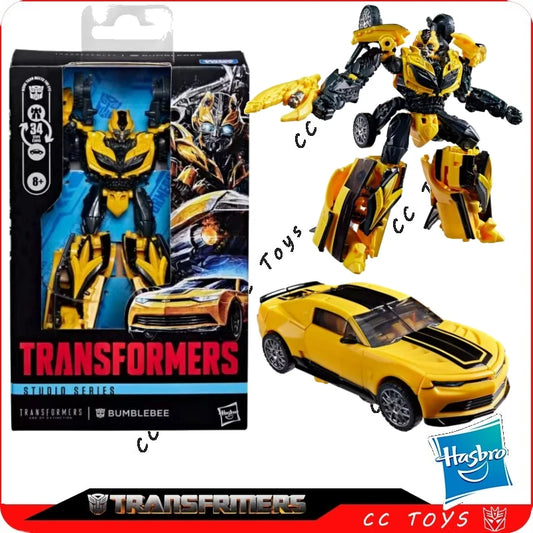 In Stock Hasbro Transformers Toy Studio Series Bumblebee Models Anime Movie Toys Robots Action Figures Gifts Hobbies