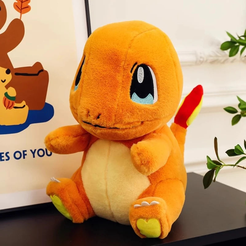 35-60CM Big Size Pokemon Charmander Plushies Squirtle Cartoon Anime Peluche Ornament Comfortable Soft Doll Children Toy Gift