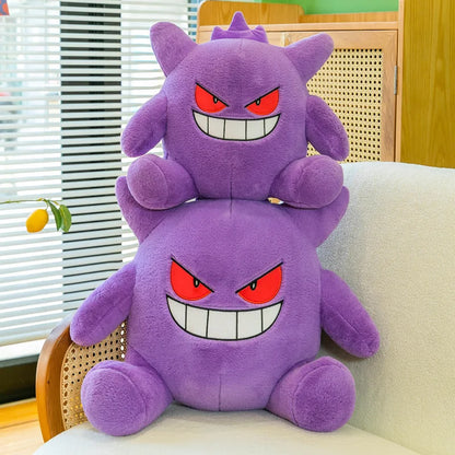 Gengar Plush Toy Pokemon Stuffed Doll Rabbit Fur Soft Plush Figure Holiday Gift Home Decoration Bulk Wholesale For Collection