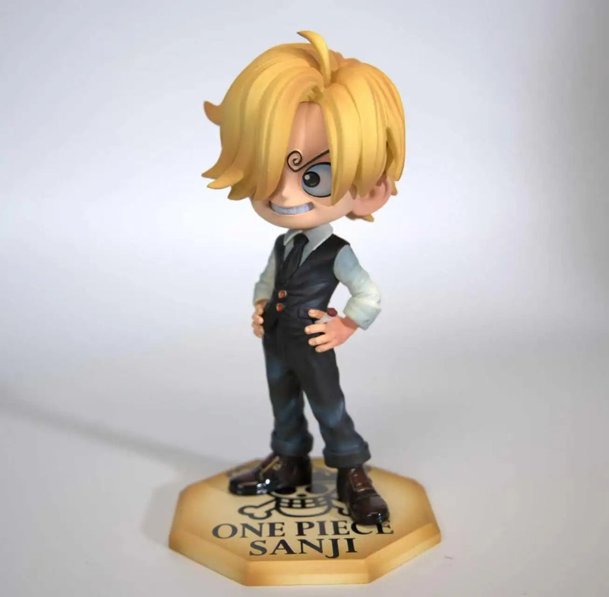 14cm Anime One Piece Luffy Figures Q Version Zoro Sanji Action Figure Pvc Collectible Model Toys Gifts
