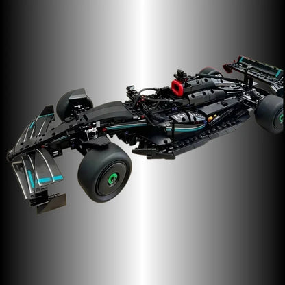 New technology formula performance speed black racing car building blocks bricks compatible MOC vehicle model car DIY toy gift