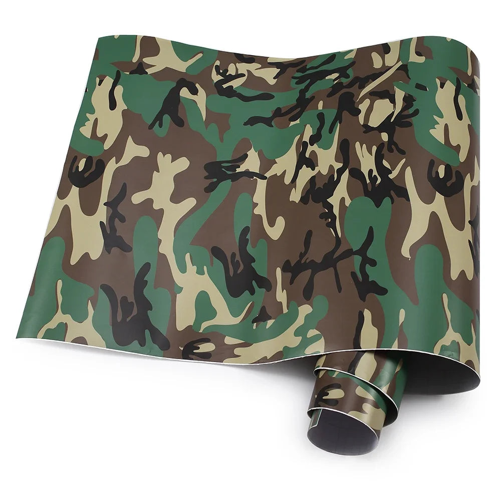 Camo Vinyl Film Car Motorcycle Decal Camouflage Sticker Film Sheet for Car Styling Bike Computer Laptop Scooter Motorcycle DIY