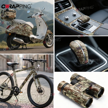 Digital Camouflage Film Waterproof Automotive Vinyl Car Wrap Wrapping Tools Vehicle Decoration Car Tuning Accessories Covering