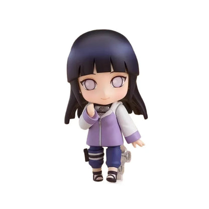 Naruto Shippuden Chibi Figure #879 - Hinata Hyuga Action Figure, Swappable Faces Movable Joints Collectible
