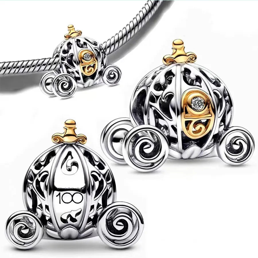 Hot selling 925 sterling silver Disney cartoon wizard charm bead pendant, suitable for original DIY bracelet, women's birthday