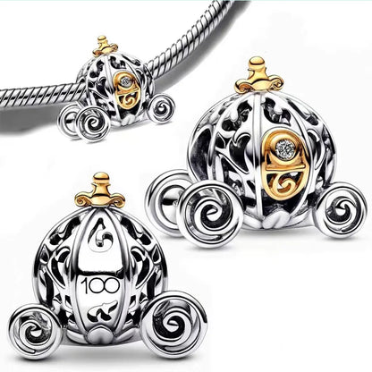 Hot selling 925 sterling silver Disney cartoon wizard charm bead pendant, suitable for original DIY bracelet, women's birthday