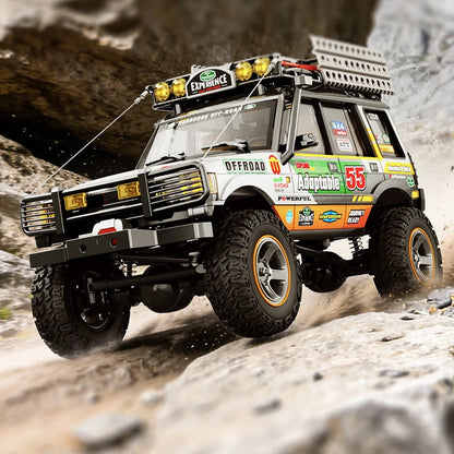 JXC LR1801 1/18  RC Car 4WD 2.4G Remote Control Car Full Proportion Dual Speed Simulation LED Climbing Off-road RC Toy As Gift