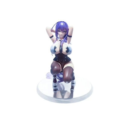 Yuna sauce beautiful girl squatting cute animation GK model statue tide play figure gift ornament in the spot office