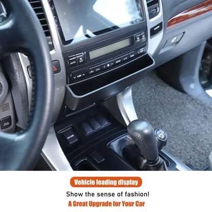 For Toyota Land Cruiser Prado 2003-2009 Car Center Console AC Adjustment Panel Storage Box Hanging Organizer Accessories
