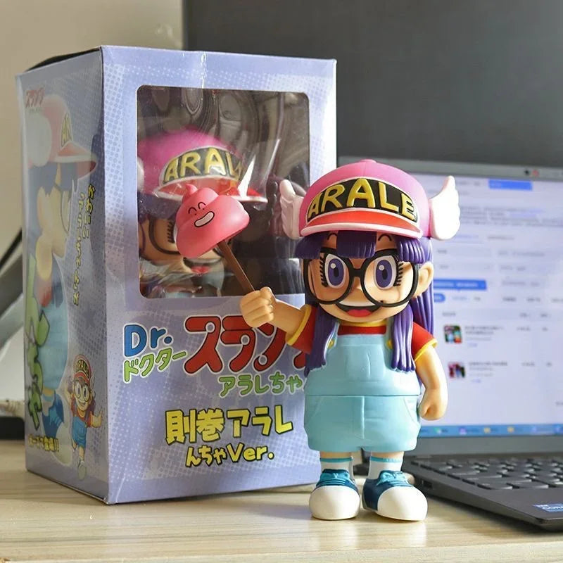 Dr. Slump Anime Figure Arale New Year Birthday Gift Toys Collectible Animation Cartoon Pvc Material Model Toys Decoration