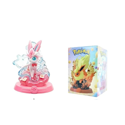 8 style Pokémon Action Doll Pikachu Adventure Eevee Blind Box Anime Model Desktop Decorations Pok é mon Toys Fans Birthday Gift