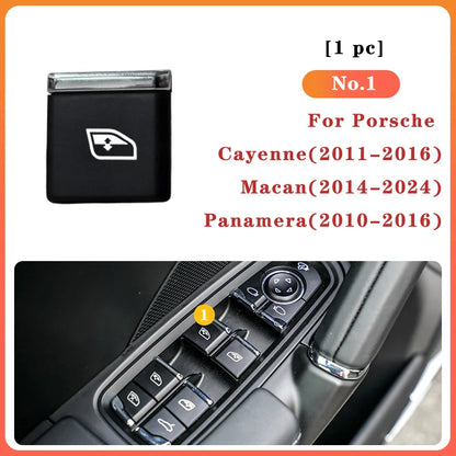 Car Window Regulator Switch Button Suitable for Porsche Cayenne Panamera Macan Car Window Control Button 95B-837-315