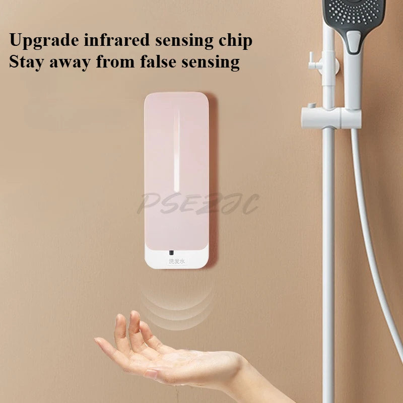 Hand Sanitizer Wall Mounted Automatic Sensing Soap Dispenser Wall Mounted Shampoo and Shower Gel Container