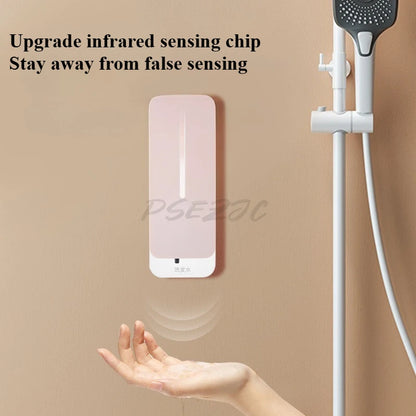Hand Sanitizer Wall Mounted Automatic Sensing Soap Dispenser Wall Mounted Shampoo and Shower Gel Container