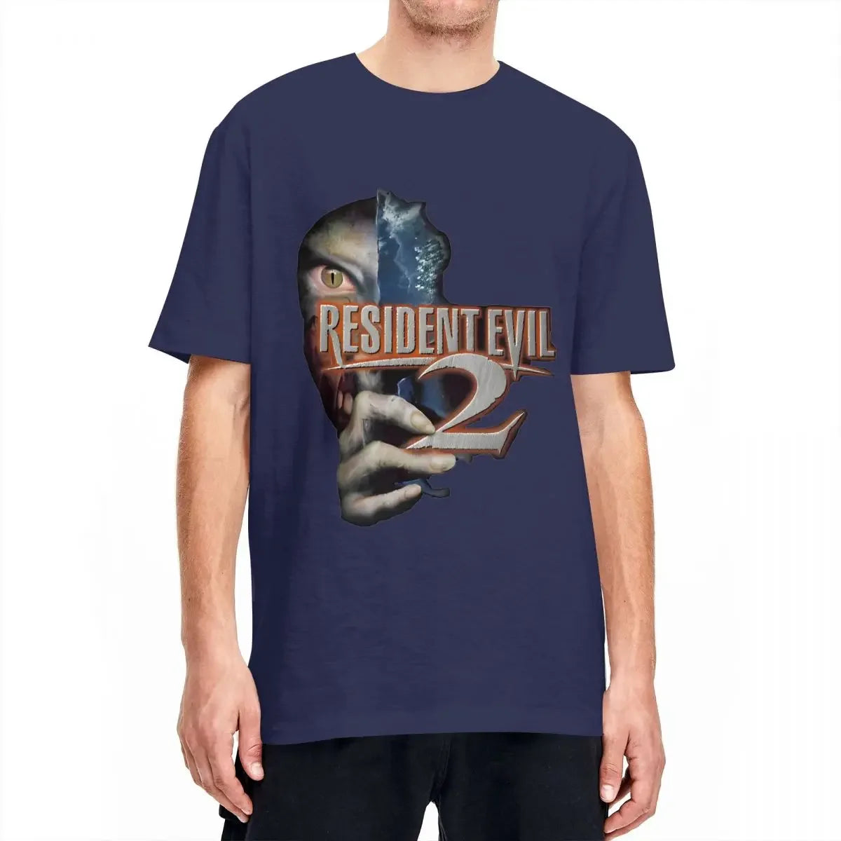 RESIDENTs EVILs 2 T-Shirt Man Classic Poster Streetwear 100% Cotton T Shirts Summer Breathable Harajuku Tee Shirt Oversize Tops