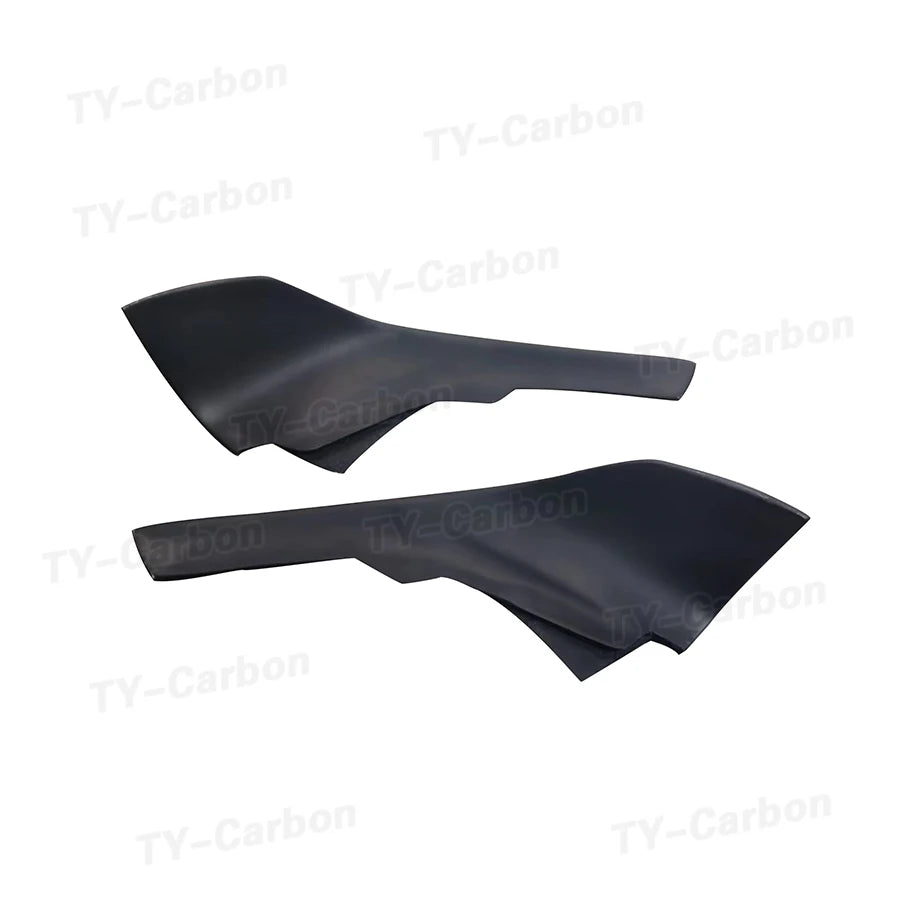 Real Carbon Fiber Car Front Bumper Splitter Side Cover For BMW F87 M2 2016-2020 Air Vent Kit Spoiler Lip Corner Guard Trim FRP