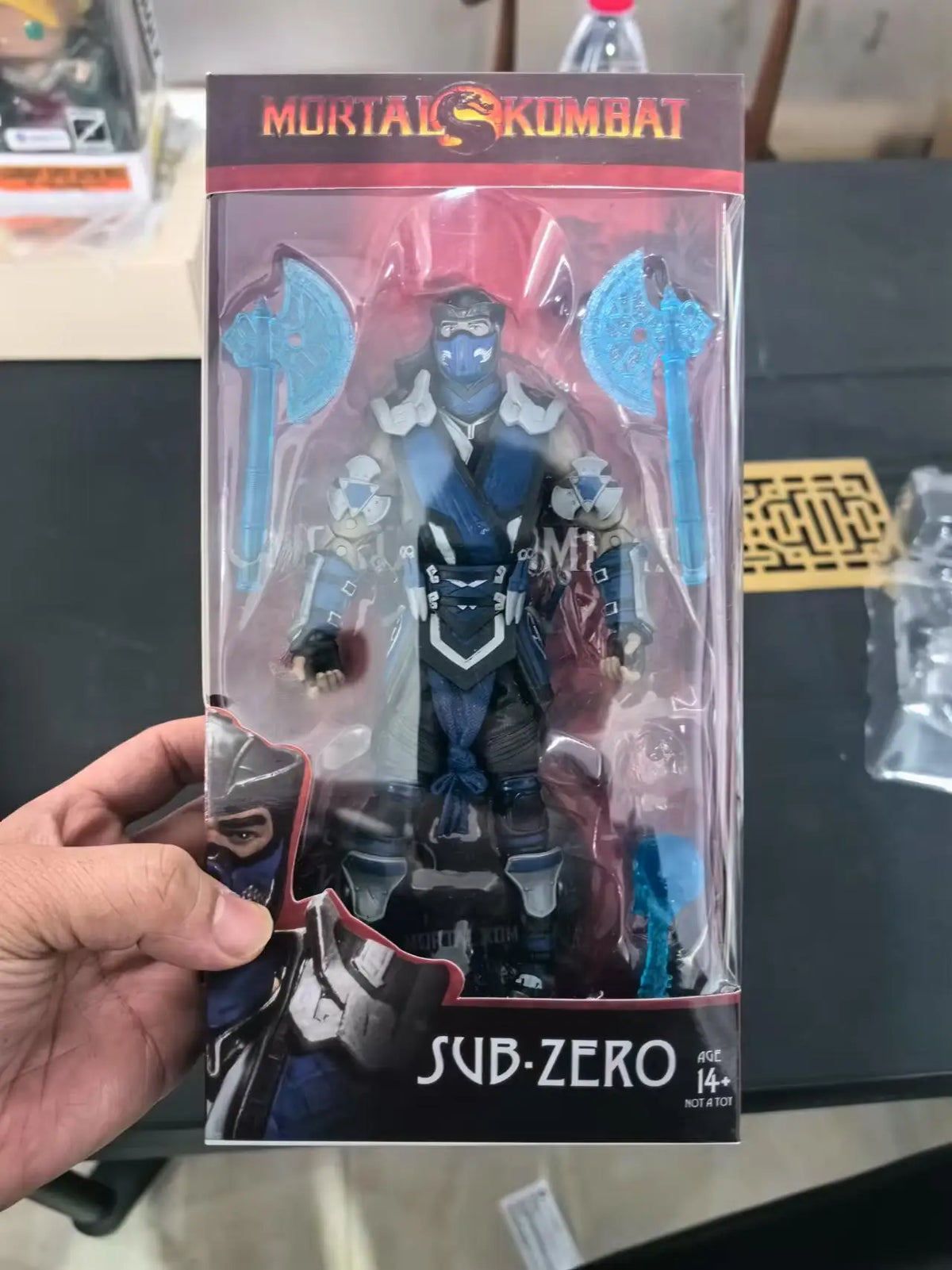 Original Mortal Kombat Sub Zero Scorpion 7" Articulated Action Figure Toys 17cm