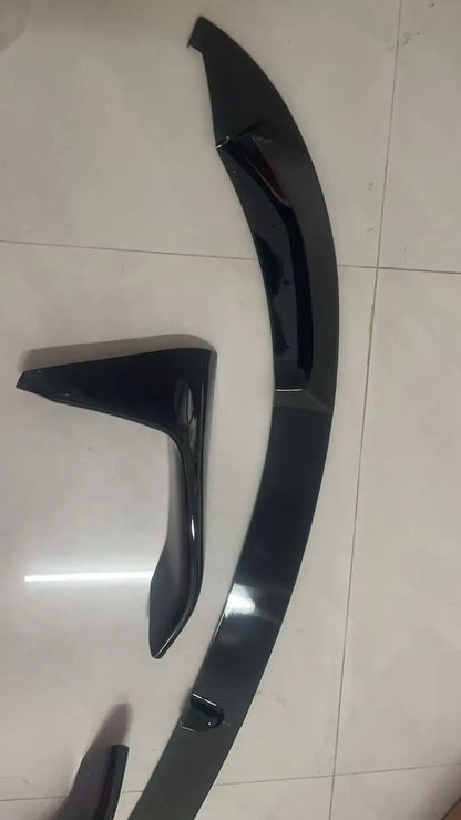 4PCS for BMW M3 F80 M4 F82 F83 2015-2020 MP Style Car Front Bumper Lip Splitter Side Splitter Corner Body Kit Accessories Tuning