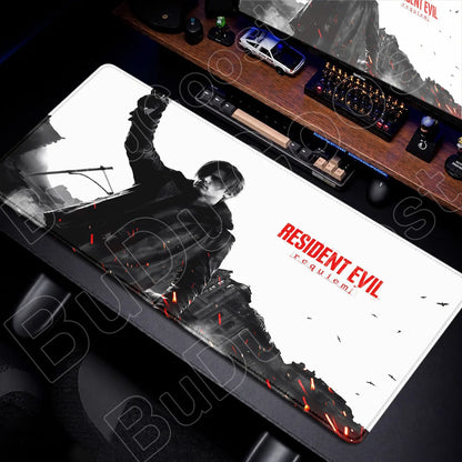 Laptop Tabletop Carpet PC Rubber Accessories Large Stitch Edge Office Mouse Pads Resident Evil Requiem E-sport Game Cabinet Mats