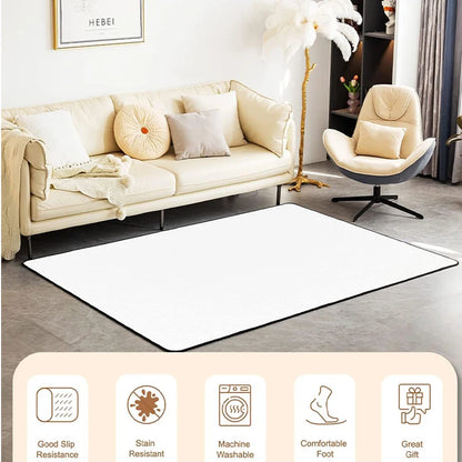 Kids Cartoon City Traffic Road Map Carpet Soft Anti Slip Educational Play Mat for Toddlers Playroom Bedroom Living Room