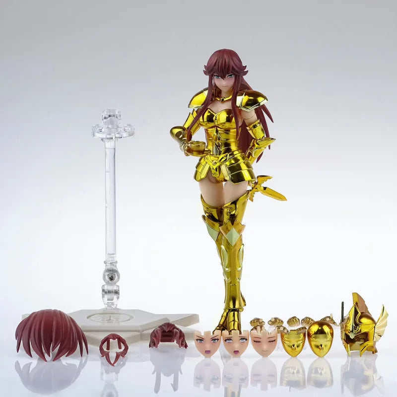 Great Toys/GT Saint Seiya Aries Dolores Pisces Venus Scorpio Geraldine Virgo Vena Sacred Pact Female Gold SaintsAction Figure