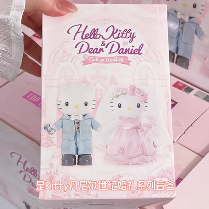 Hello Kitty  Romantic Wedding Series Blind Box Figurine Trendy Toys Century Wedding Series Anime Figures Mystery Box Dolls Gift