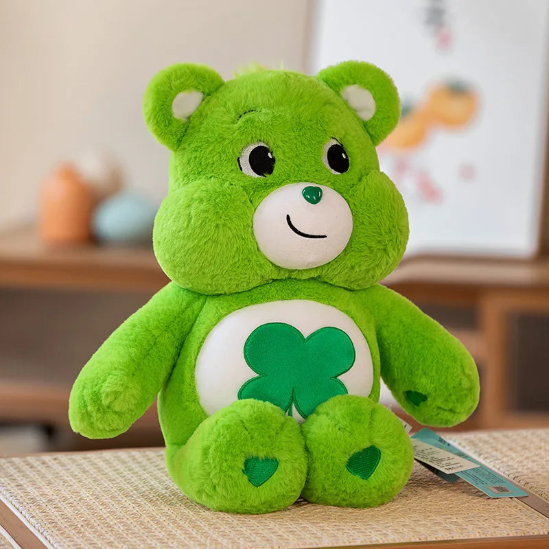 30CM Carebears Kawaii Rainbow Bear Plush Toy Lovely Anime Colorful Bear Stuffed Doll Room Decor Lovely Bear Birthday Gift