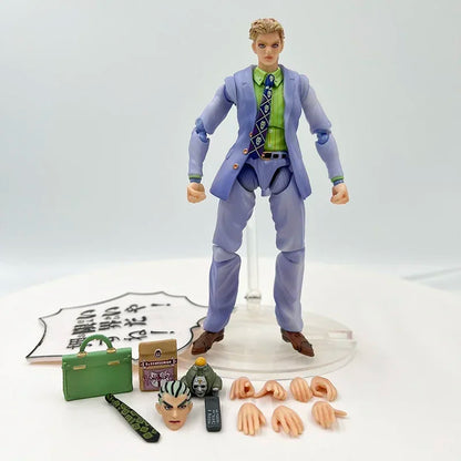 30cm JoJo's Bizarre Adventure Joseph Joestar Anime Figure Jojo no Kimyou na Bouken Jotaro Kujo Action Figure Model Doll Toy Gift