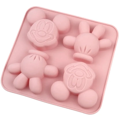 Disney Mickey Minnie, Winnie the Pooh, chocolate, cookie cutters, silicone molds, household supplies, party supplies, soap molds
