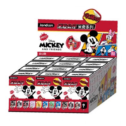 JANDOOM  Toy Story Stitch Mickey Mouse Winnie Zootopia Doraemon Action Figure Rice Grains Doll Model Blind Box Toys Modei Gifts