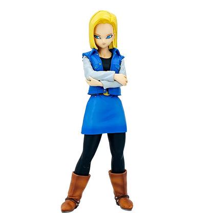 26CM Dragon Ball Z Android 18 Anime Figure Action Figures Pvc Model Statue Collection Decoration Toys Ornaments Christmas Gift