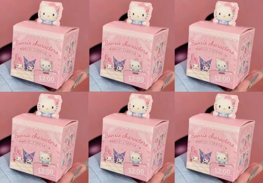 New Sanrio Hello Kitty Sweet Energy V1 V2 V3 Series Blind Box Lying Down Cute Mini Collection Desktop Ornament Fashion Gift