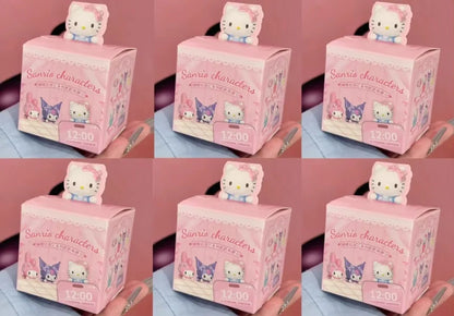 New Sanrio Hello Kitty Sweet Energy V1 V2 V3 Series Blind Box Lying Down Cute Mini Collection Desktop Ornament Fashion Gift