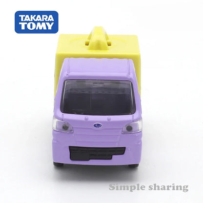 Takara Tomy Tomica No.27 Subaru Sambar Cake Car Alloy Toys Motor Vehicle Diecast Metal Model Kids Xmas Gift Toys for Boys