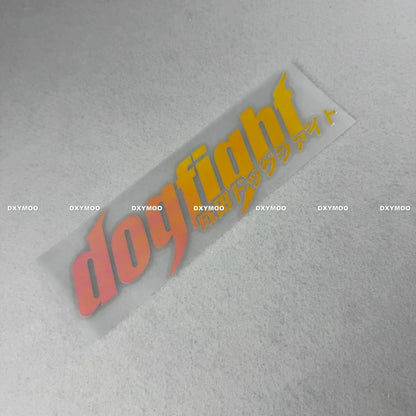Car Sticker Vinyl for Drift Dogfight Japanese Modified Decal Motor Auto Engine Hood Window Tail Body Graphic
