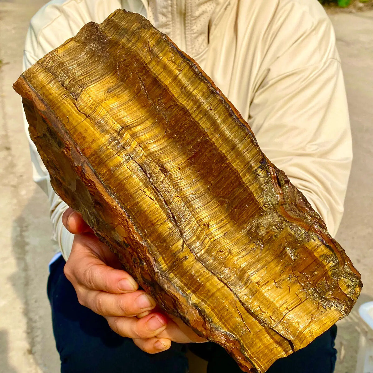 Natural Tiger Eye Raw Stone Rough Quartz Crystal Reiki Healing Rock Mineral Specimen