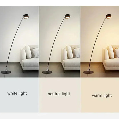Home Decorations Floor Lamp Minimalist Long Pole Led Lights Living Sofa Corner Bedroom Bedside Standing Fishing Light