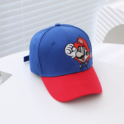New Mushroom Yoshi Classic Character Baseball Cap Game Merchandise Unisex Adjustable Size Color Blocking Casual Fashion Gift