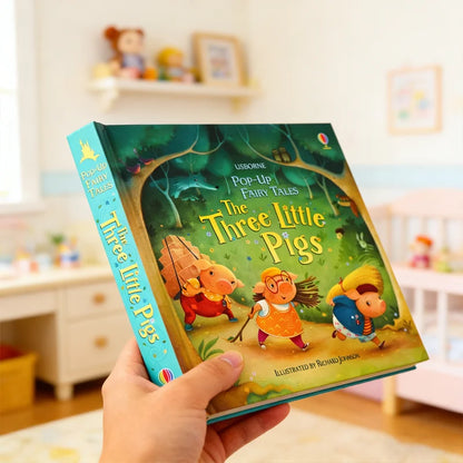 Pop-Up 3D Lift-the-Flap Book, English Picture Book for Toddlers, Early Educational Storybook,Bedtime reading materials
