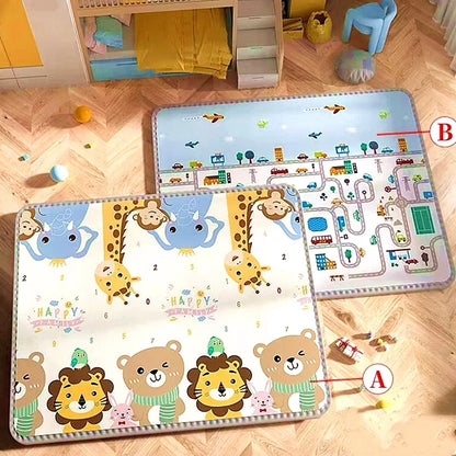 2024 New Large Size Thicken Baby Crawling Play Mats Folding Mat Carpet Play Mat for Children's Safety Rug Toys Gift Have Creases