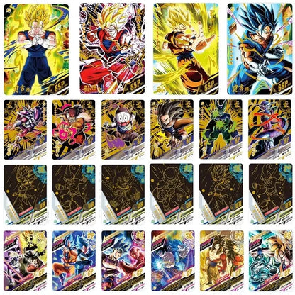 Dragon Ball Cards Shiny Son Goku Saiyan Vegeta Anime Trading Battle Booster Box Game Children Collection Card Gift Toy