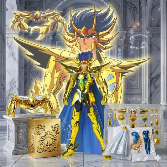 [9-Hour Shipping]CSMetal ArmorModelSaint SeiyaMyth Cloth EX Cancer Deathmask/Death Mask Gold Knights of the Zodiac Action Figure