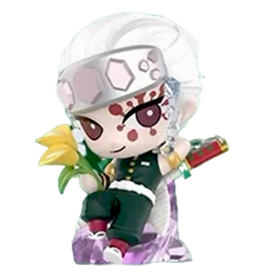 Hot Demon Slayer Tanjiro Kamado Nezuko anime cartoon figure blind box creative personalized statue model ornament surprise gift