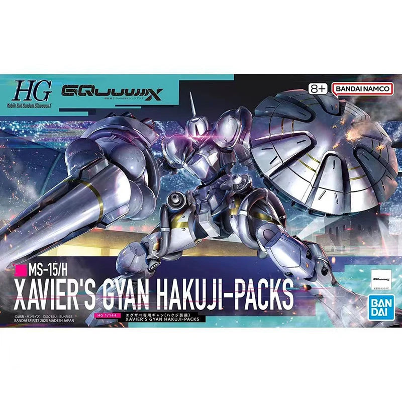 In Stock BANDAI HG 1/144 Gundam GQuuuuuuX GFreD Assembly Model Ver. Anime Action Figures Collection Toy