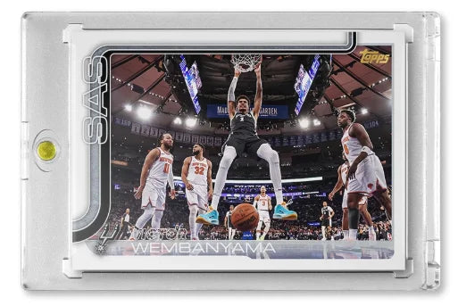 DIY Handmade Victor Wembanyama NBA Cards Kaboom NOIR Classic Design Replica Collectible Cards for Wemby Fans Collectible Gift